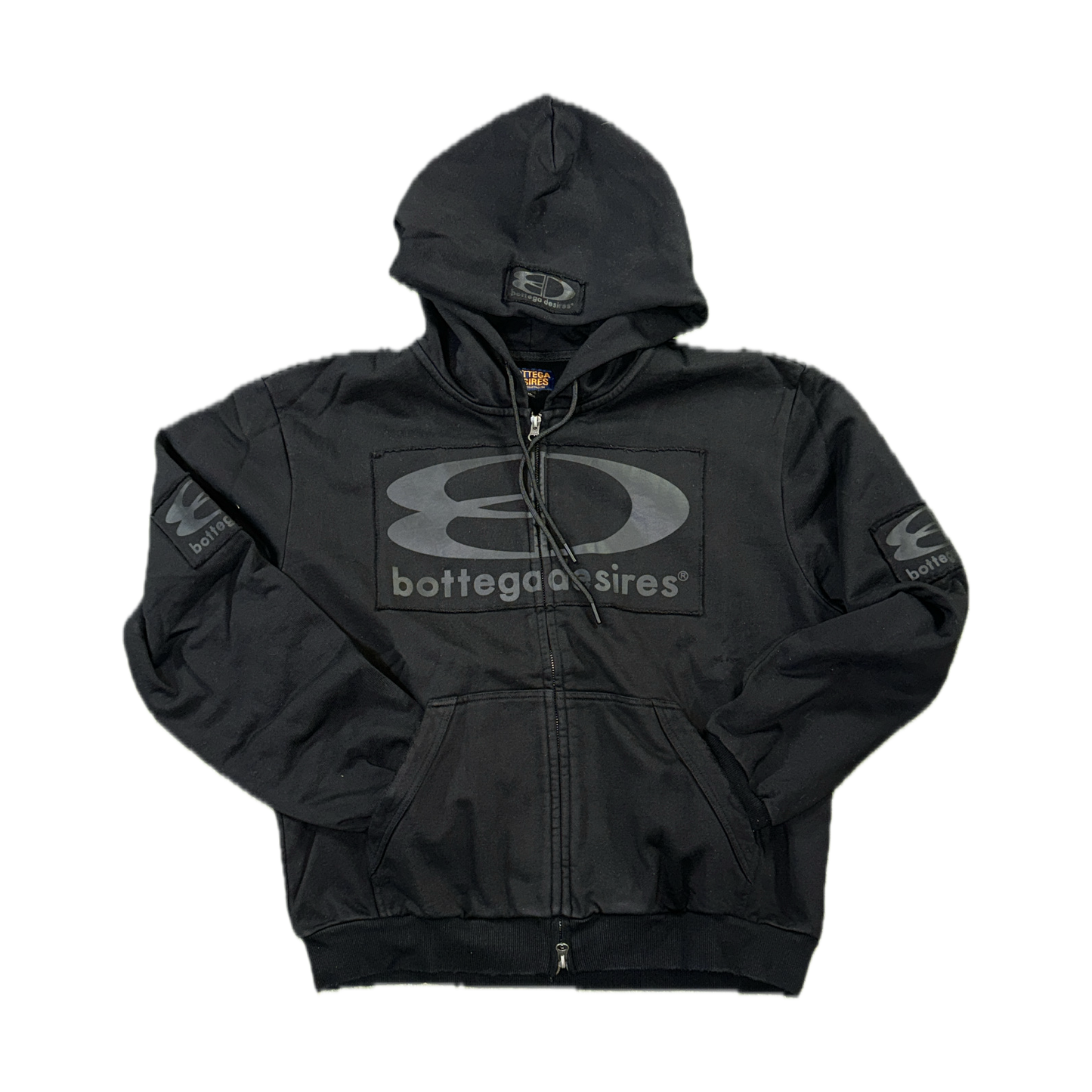 Bottega desires Black Hoodie Tech